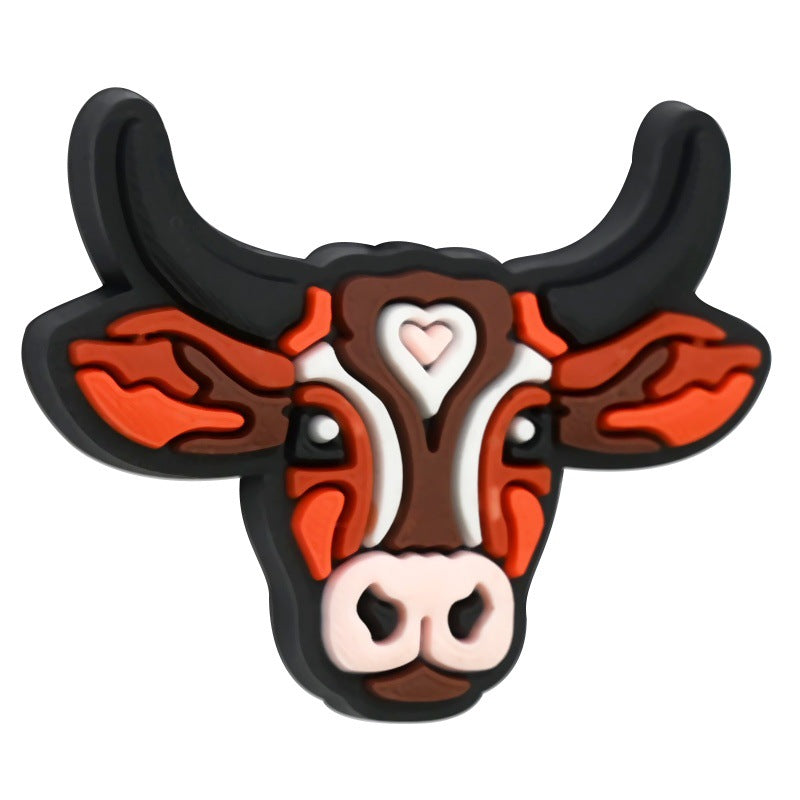 Wholesale   Random 100pcs/pack  Denim series soft rubber ballpoint pen beads